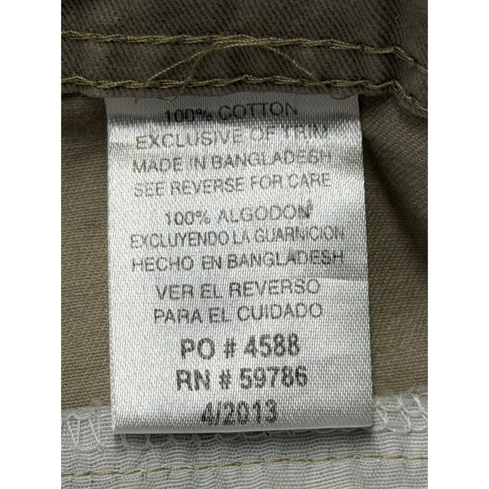 Airwalk Mens Cargo Shorts Tan Khaki Cotton Twill Multi Pocket 11" Skate Size 32 - Picture 5 of 6